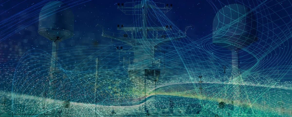 Ship on ocean